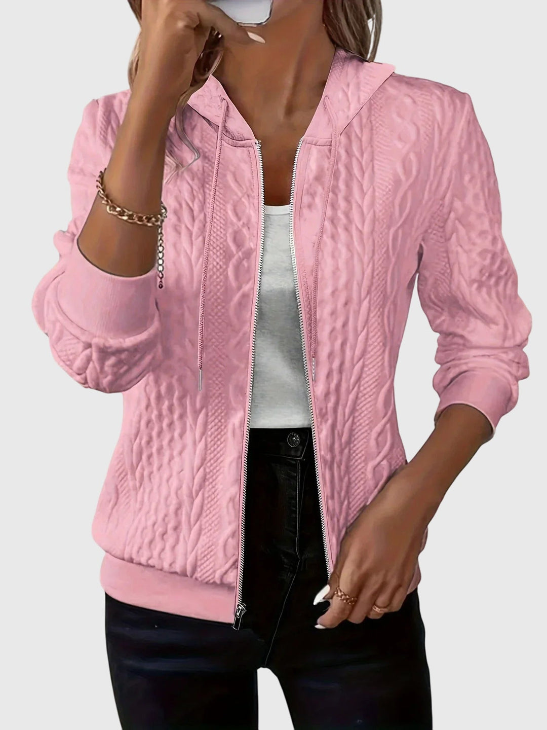 Susan | Hoodie with Zipper